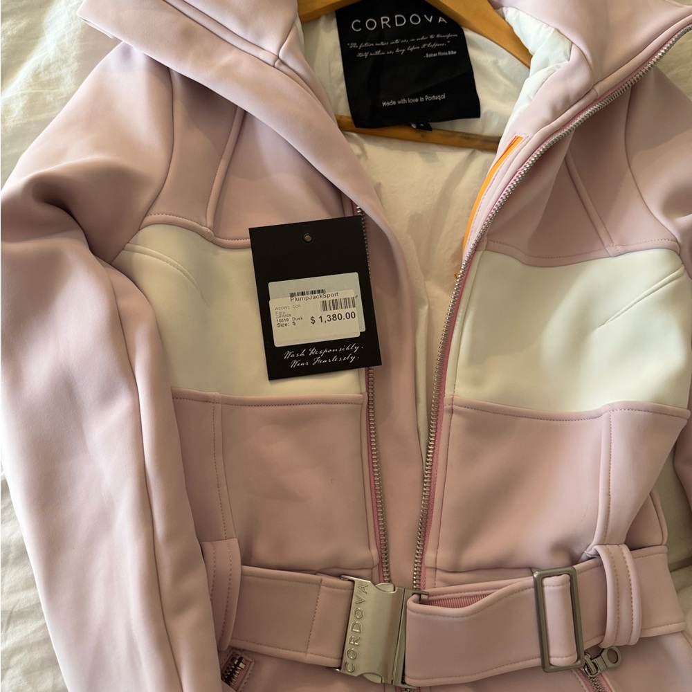 Elegant Pink Cordova ski Jumpsuit - Picture 5 of 10